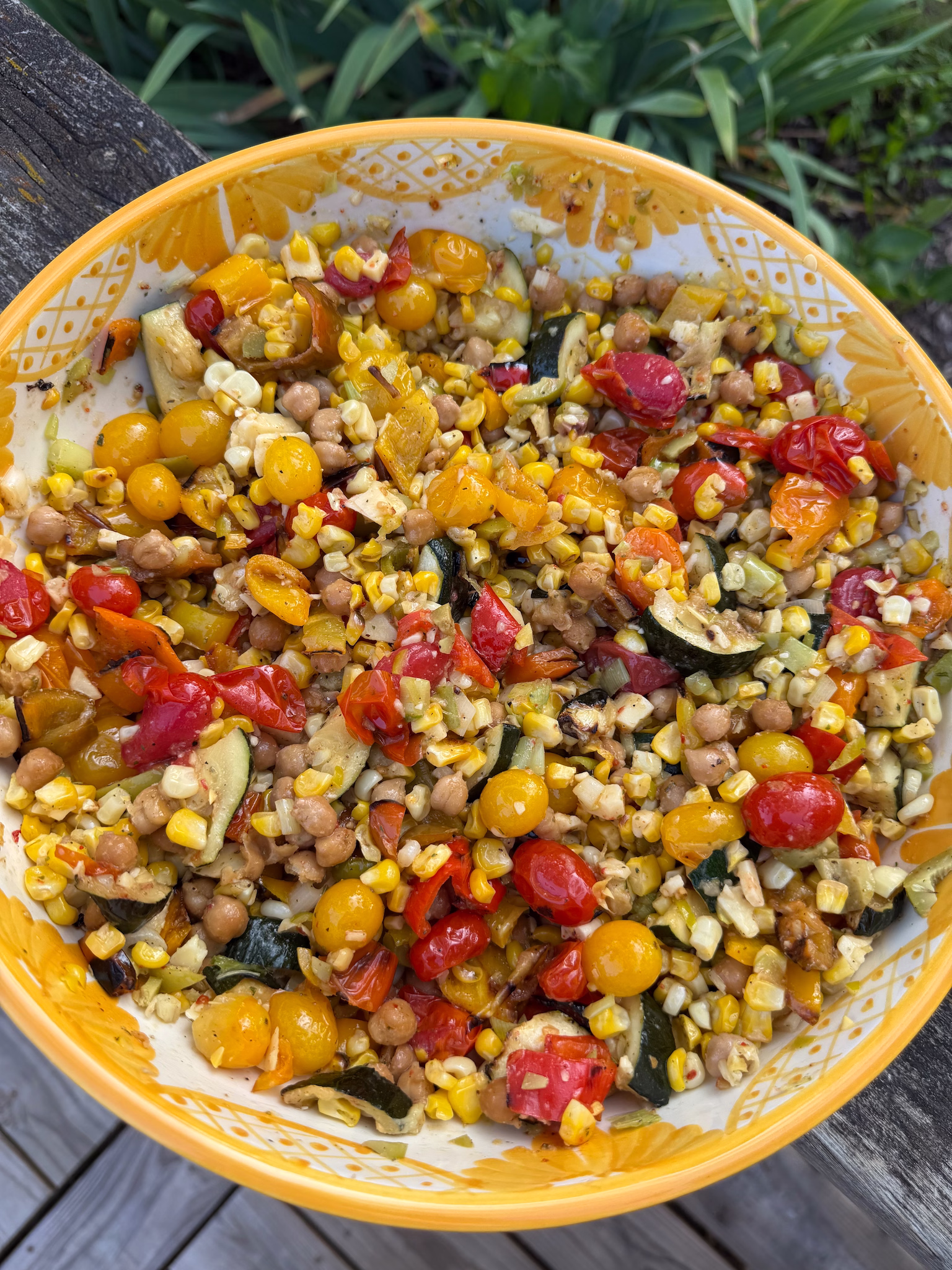 Grilled-vegetable-salad